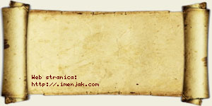 Andjelina Ibrić vizit kartica